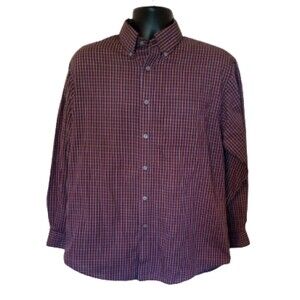 Van Heusen Men's Size 15 - 15 1/2 Long Sleeve Dress Shirt